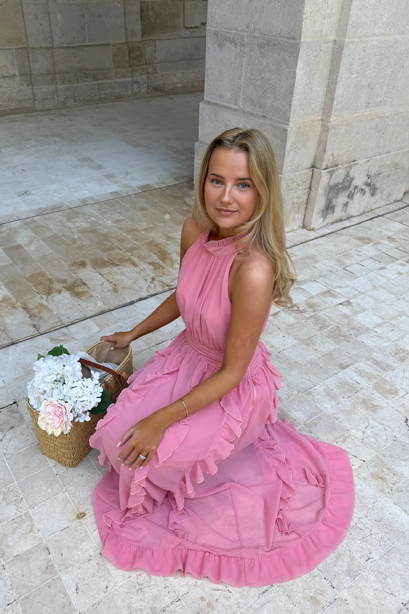 TianaIC Maxi Dress - Pink - Image 8