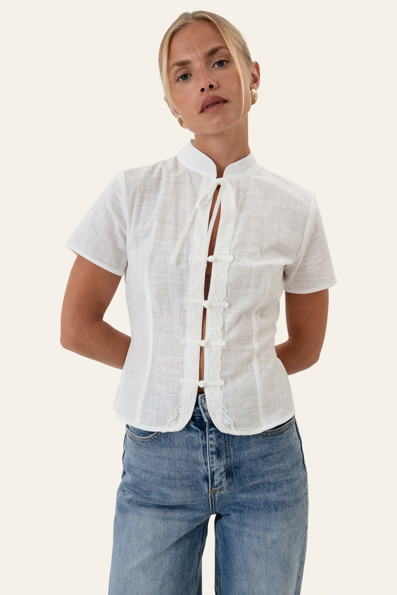 TyraIC Blouse - White
