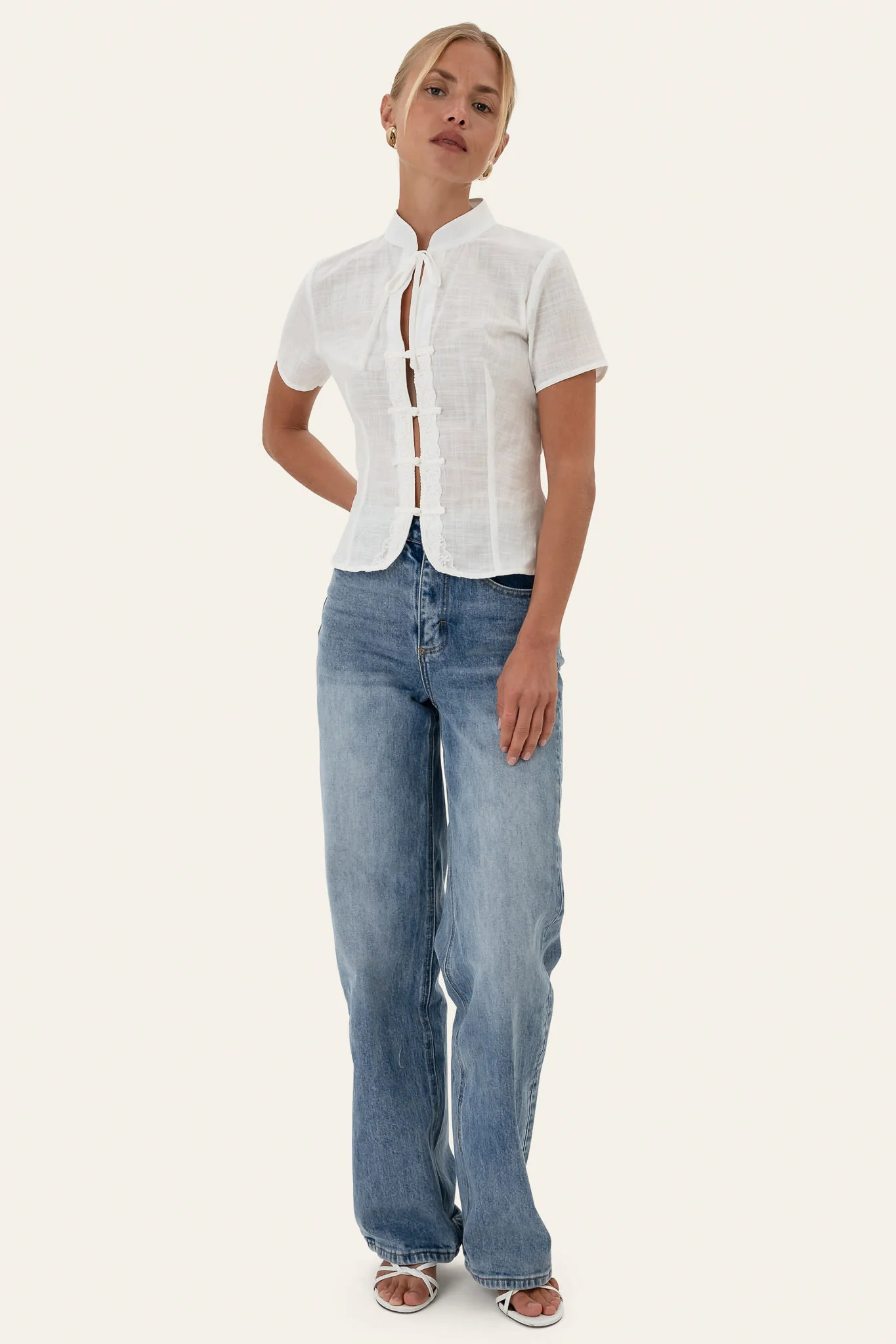 TyraIC Blouse - White - Image 5